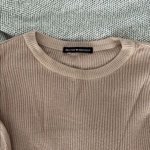 brandy Melville pink sweater